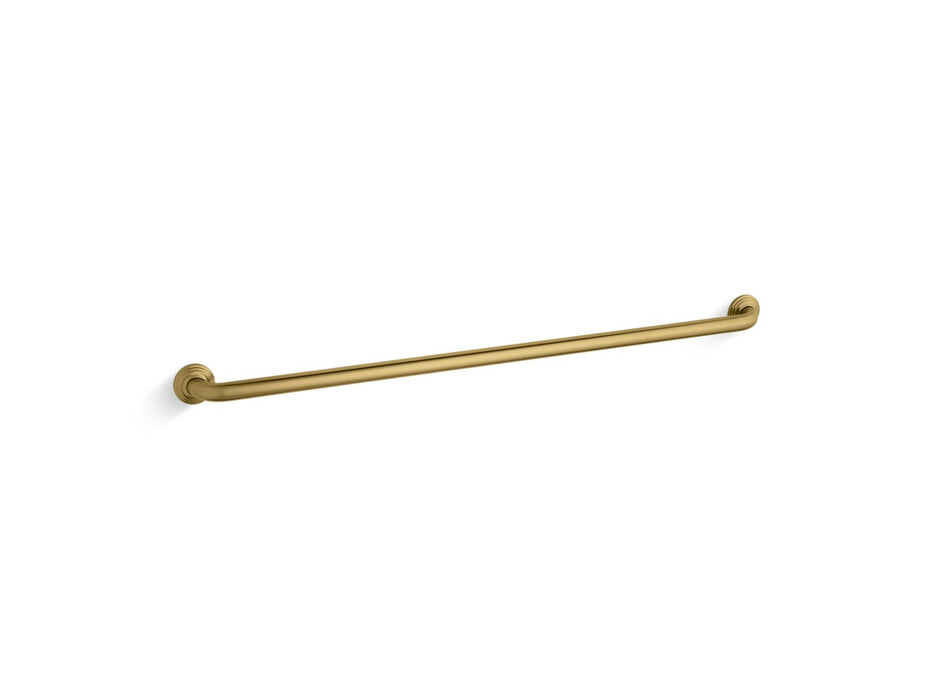 KOHLER K-10545 Traditional 42" grab bar, vibrant brushed moderne brass