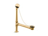 KOHLER K-106 Antique Bath drain, chain and rubber stopper, vibrant brushed moderne brass
