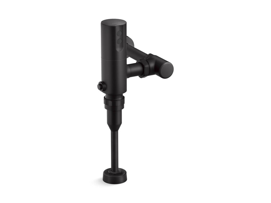 KOHLER K-10UD00G20 Mach Tripoint Touchless urinal flushometer, DC-powered, 0.5 gpf, matte black