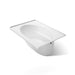KOHLER K-1113-R Windward 60" x 42" alcove bath, right drain, white
