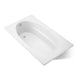 KOHLER K-1115 Windward 72" x 42" drop-in bath, white