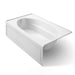 KOHLER K-1115-LA Windward 72" x 42" alcove bath, left drain, white