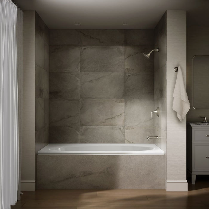 KOHLER K-1115-R Windward 72" x 42" alcove bath, right drain, white - view 4