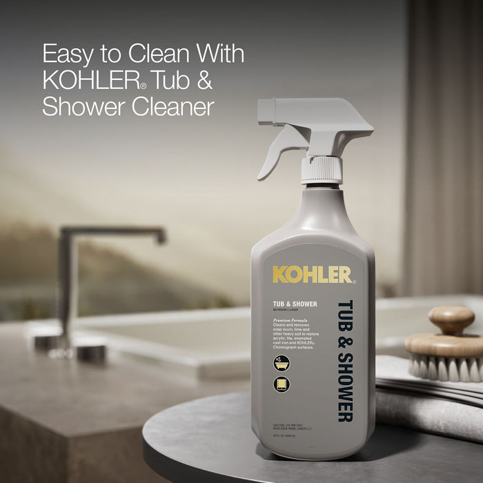 KOHLER K-1121 Underscore 60" x 30" drop-in bath, biscuit - view 5