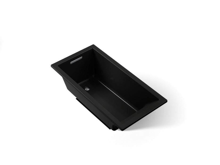 KOHLER K-1121 Underscore 60" x 30" drop-in bath, black black - view 2