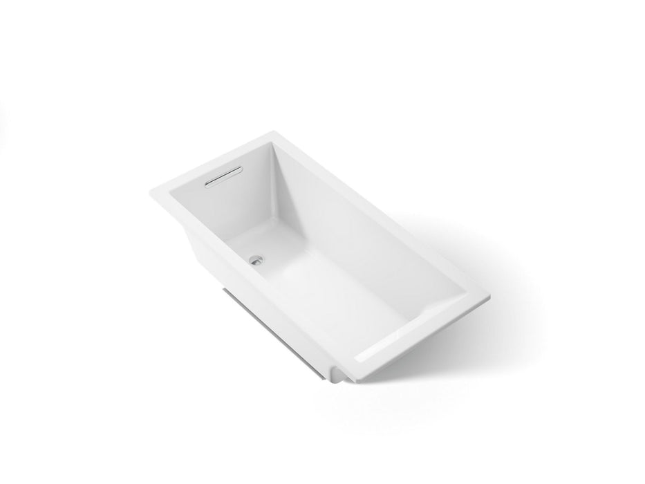 KOHLER K-1121 Underscore 60" x 30" drop-in bath, white - view 2