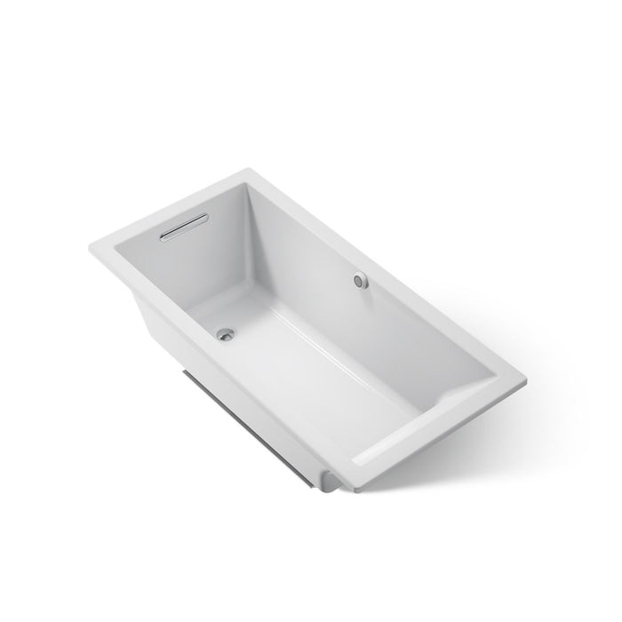 KOHLER K-1121-W1 Underscore 60" x 30" drop-in bath with Bask heated surface, ice grey - view 5