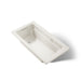 KOHLER K-1122-GH Archer 60" x 32" drop-in Heated BubbleMassage air bath, biscuit