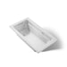 KOHLER K-1122-GH Archer 60" x 32" drop-in Heated BubbleMassage air bath, ice grey