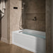 KOHLER K-1122-GHLA Archer 60" x 32" alcove Heated BubbleMassage air bath, left drain, white - view 3