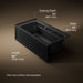 KOHLER K-1122-GHRAW Archer 60" x 32" alcove Heated BubbleMassage air bath with Bask heated surface, right drain, black...