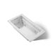 KOHLER K-1122-H Archer 60" x 32" drop-in whirlpool bath with heater, ice grey