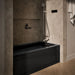 KOHLER K-1122-HR Archer 60" x 32" alcove heated whirlpool bath, right drain, black black - view 3