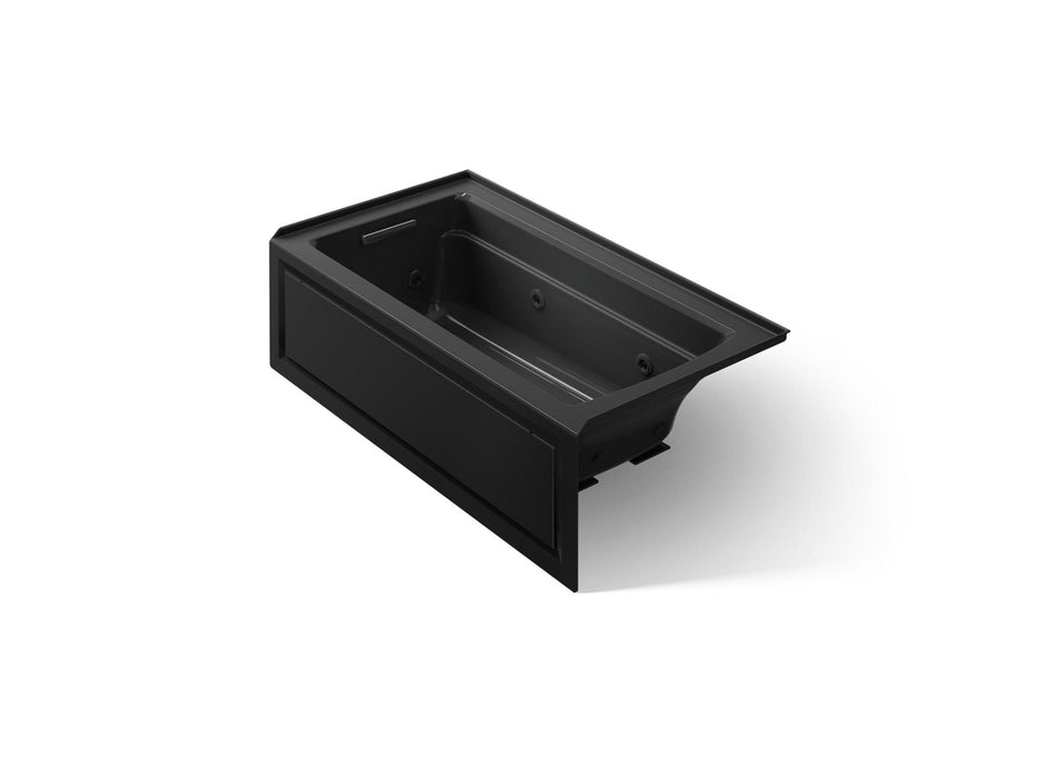 KOHLER K-1122-LA Archer 60" x 32" alcove whirlpool bath, left drain