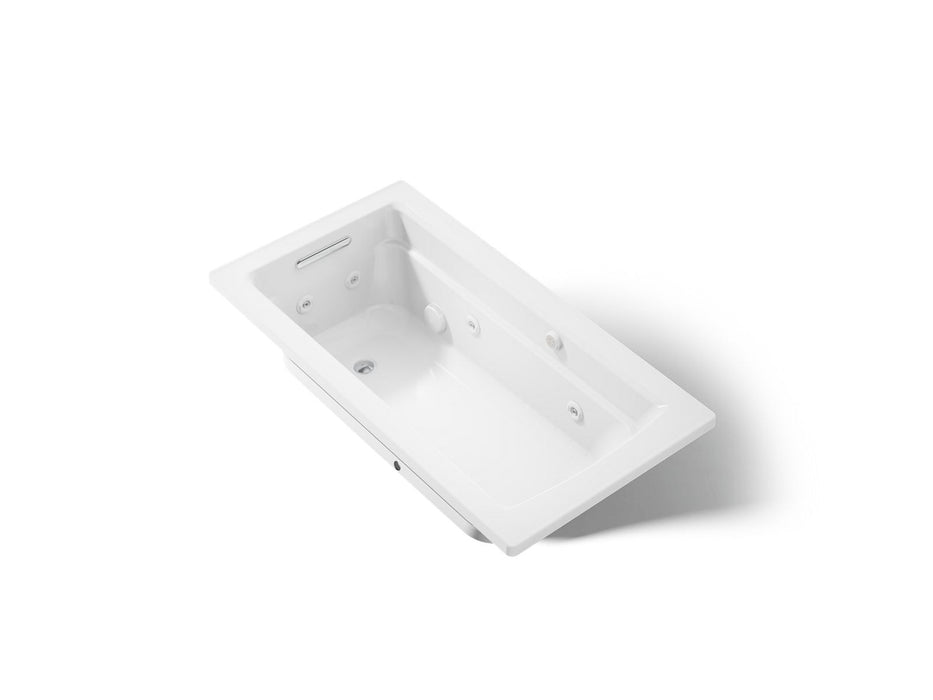 KOHLER K-1122-XHGH Archer 60" x 32" drop-in Heated BubbleMassage air bath and whirlpool