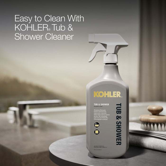 KOHLER K-1123 Archer 60" x 32" drop-in bath, biscuit - view 5