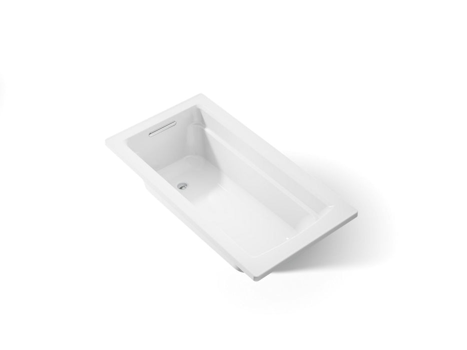 KOHLER K-1123 Archer 60" x 32" drop-in bath, white