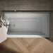 KOHLER K-1123-LAW Archer 60" x 32" alcove bath with Bask heated surface, left drain, ice grey - view 5