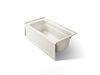 KOHLER K-1123-RA Archer 60" x 32" alcove bath, right drain, biscuit