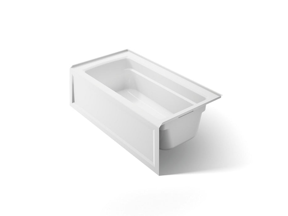 KOHLER K-1123-RA Archer 60" x 32" alcove bath, right drain, white