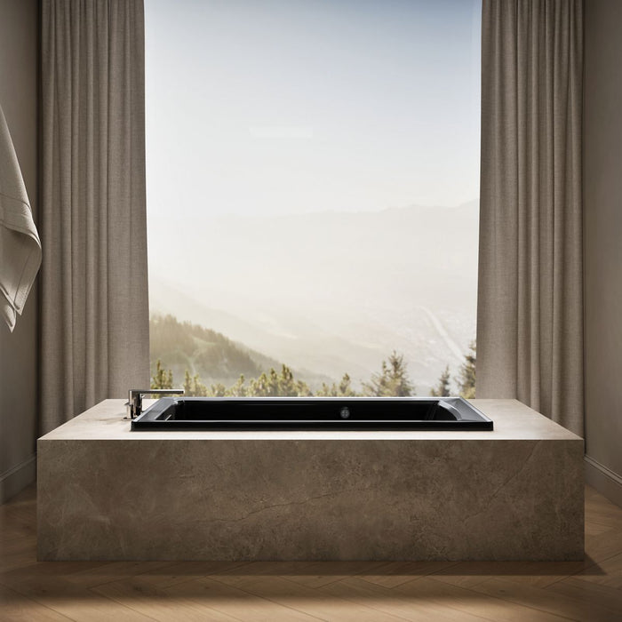 KOHLER K-1123-W1 Archer 60" x 32" drop-in bath with Bask heated surface