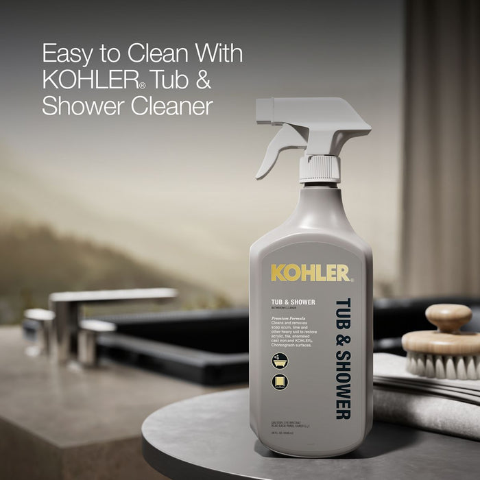 KOHLER K-1123-W1 Archer 60" x 32" drop-in bath with Bask heated surface