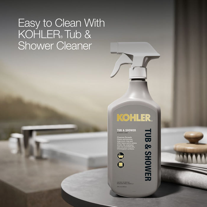 KOHLER K-1123-W1 Archer 60" x 32" drop-in bath with Bask heated surface
