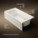 KOHLER K-1124-GHRA Archer 72" x 36" alcove Heated BubbleMassage air bath, right drain, biscuit - view 5