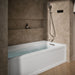 KOHLER K-1124-GHRA Archer 72" x 36" alcove Heated BubbleMassage air bath, right drain, white - view 3