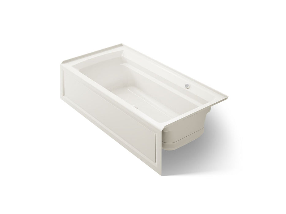 KOHLER K-1124-GHRAW Archer 72" x 36" alcove Heated BubbleMassage air bath with Bask heated surface, right drain