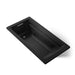 KOHLER K-1124-H Archer 72" x 36" drop-in heated whirlpool bath, black black