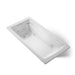 KOHLER K-1124-H Archer 72" x 36" drop-in heated whirlpool bath, ice grey