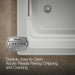 KOHLER K-1124-H Archer 72" x 36" drop-in heated whirlpool bath, ice grey - view 5