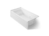KOHLER K-1124-HR Archer 72" x 36" alcove whirlpool bath, right drain, white