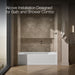 KOHLER K-1124-HR Archer 72" x 36" alcove whirlpool bath, right drain, white - view 3