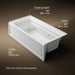 KOHLER K-1124-HR Archer 72" x 36" alcove whirlpool bath, right drain, white - view 5