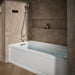 KOHLER K-1124-LA Archer 72" x 36" alcove whirlpool bath with alcove, left drain, white - view 3