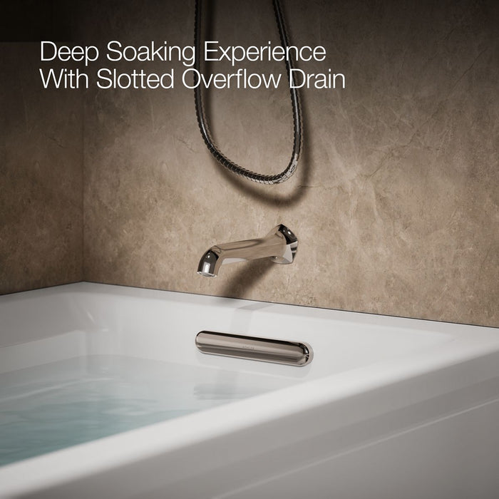 KOHLER K-1124-RA Archer 72" x 36" alcove whirlpool bath, right drain