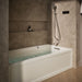 KOHLER K-1124-RAW Archer 72" x 36" alcove whirlpool bath with Bask heated surface, right drain, biscuit - view 3