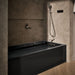 KOHLER K-1124-RAW Archer 72" x 36" alcove whirlpool bath with Bask heated surface, right drain, black black - view 3