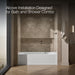 KOHLER K-1124-RAW Archer 72" x 36" alcove whirlpool bath with Bask heated surface, right drain, white - view 2