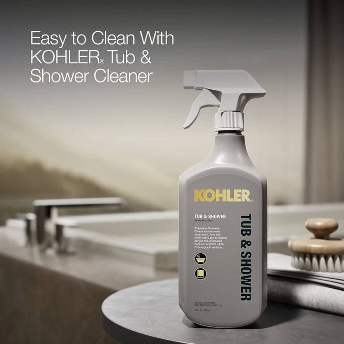 KOHLER K-1125 Archer 72" x 36" drop-in bath, biscuit - view 5