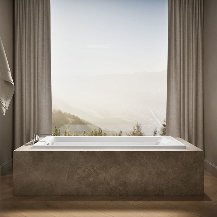 KOHLER K-1125 Archer 72" x 36" drop-in bath, white - view 3