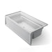 KOHLER K-1125-RAW Archer 72" x 36" alcove bath with Bask heated surface, alcove, right drain, ice grey