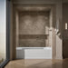 KOHLER K-1125-RAW Archer 72" x 36" alcove bath with Bask heated surface, alcove, right drain, white - view 5