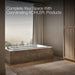 KOHLER K-1125-W1 Archer 72" x 36" drop-in bath with Bask heated surface, ice grey - view 3