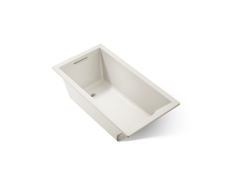 KOHLER K-1130 Underscore 60" x 32" drop-in bath, biscuit
