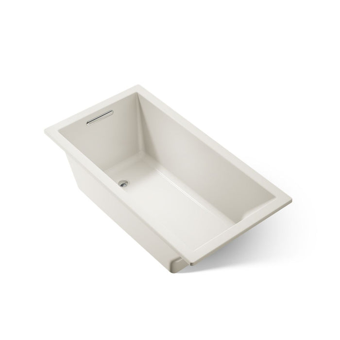KOHLER K-1130 Underscore 60" x 32" drop-in bath, biscuit - view 5