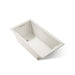 KOHLER K-1130 Underscore 60" x 32" drop-in bath, biscuit - view 5