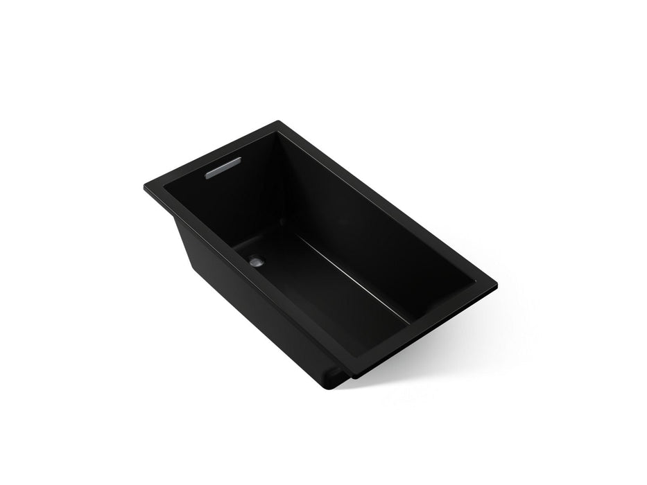 KOHLER K-1130 Underscore 60" x 32" drop-in bath, black black